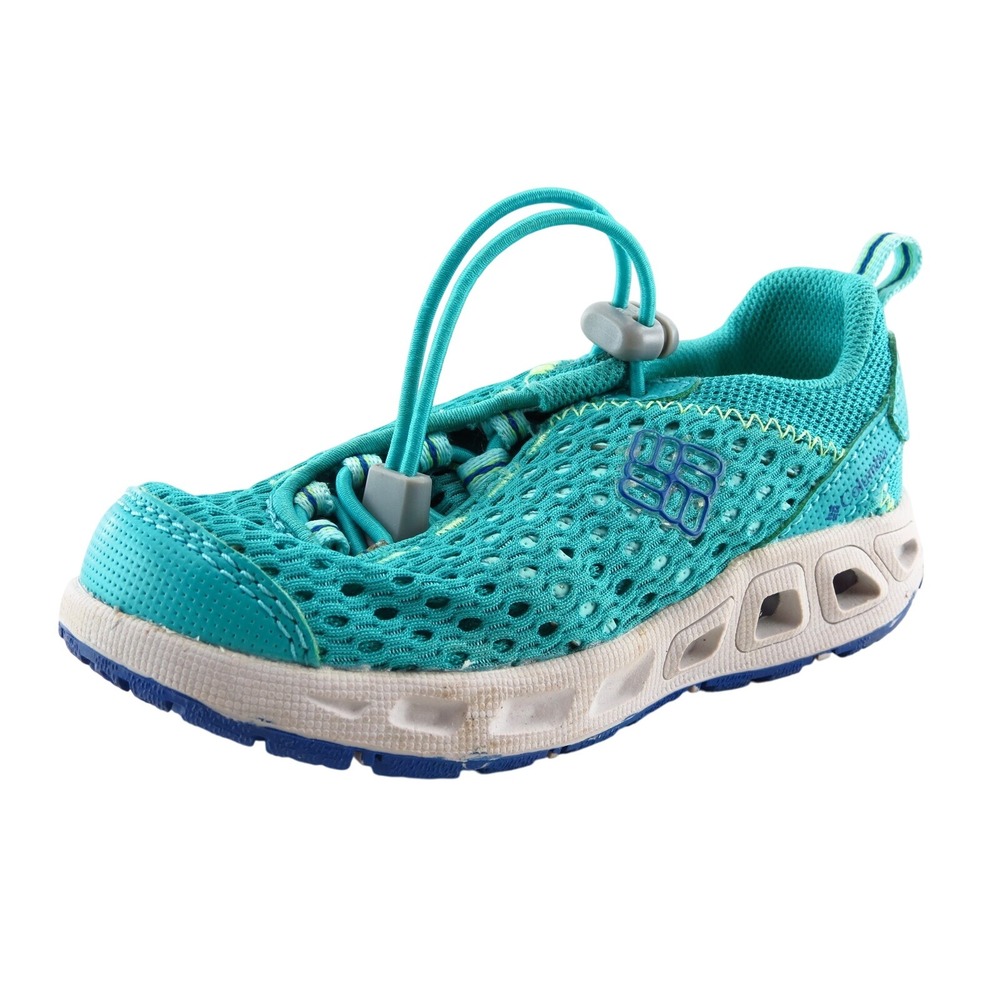 Columbia Toddler Girls' Athletic Shoes Size 8 Blue Fabric Lightweight Comfort